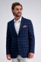 Haggar Business | J.M. Haggar Large Check Coat Blue - Men