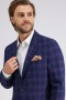 Haggar Business | J.M. Haggar Large Check Coat Blue - Men