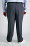 Haggar Casual Pants | Big & Tall Cool 18® Pro Heather Pant Charcoal Htr - Men