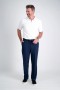 Haggar Casual Pants | Cool 18 Pro Pant | Classic Fit, Flat Front, Stretch, No Iron | Haggar.com Navy - Men