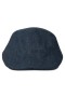 Haggar Headwear | Brushed Herringbone Center Seam Flat Cap Blue - Men