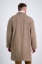 Haggar Outerwear | J.M. Haggar Herringbone Overcoat Mocha - Men