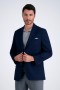 Haggar Sport Coats | J.M. Haggar Large Tonal Plaid Sport Coat Navy - Men