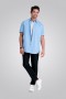 Haggar Tops | Poplin Button Down Shirt Light Blue - Men