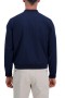 Haggar Tops | Stretch Gabardine Solid Full-Zip Bomber Jacket Navy - Men