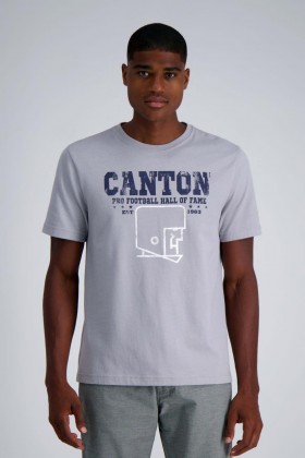 Haggar Casual Shirts | Pro Football Hall Of Fame X Haggar - Canton Graphic Tee Silver - Men
