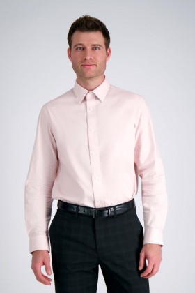 Haggar Dress Shirts | Premium Comfort Dress Shirt - Pink Pink - Men