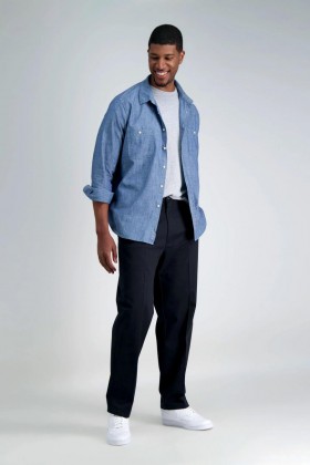 Haggar Khakis | Big & Tall Work To Weekend® Pro Black - Men