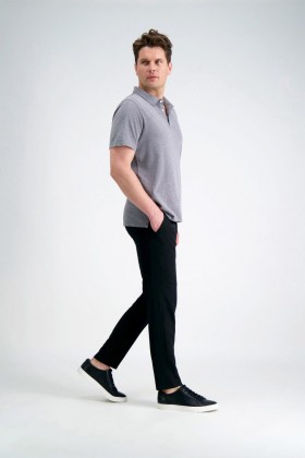  Calça casual Haggar | The Active Series™ Everyday Pant Preta - Masculina