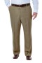 Haggar Big & Tall Nadrág | B&T Cool 18 Nadrág | Klasszikus szabás, lapos elejű, vasalás nélküli | Haggar.com Taupe - Férfi
