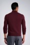  Sweaters Haggar | Sweater Zip Muinchille Fada Sangria - Fir