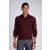  Sweaters Haggar | Sweater Zip Muinchille Fada Sangria - Fir