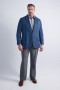  Abiti Haggar Big & Tall | Cappotto sportivo in chambray Mélange Weave JM Haggar Big & Tall - Uomo