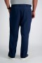  Pantaloni eleganti Haggar | Pantaloni B&T Cool 18 Pro | Vestibilità classica, parte anteriore piatta, elasticizzati, non stirabili | Haggar.com Blu navy - Uomo