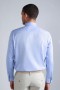  Camicie eleganti Haggar | Camicia elegante Premium Comfort - Blu a spina di pesce - Uomo