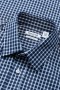 Camicie eleganti Haggar | Camicia elegante Premium Comfort - Blu navy a quadri - Uomo