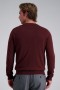  Maglioni Haggar | Maglione a maniche lunghe con scollo a V Sangria - Uomo