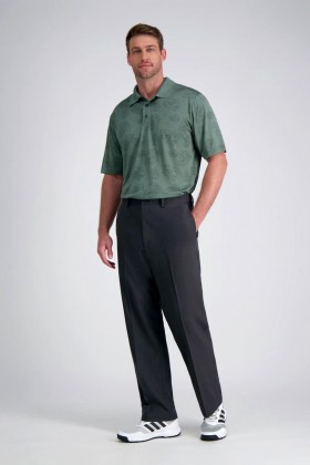  Pantaloni casual Haggar | Pantaloni Cool Right® Performance Flex Charcoal Htr - Uomo