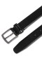 Haggar Belts | 32mm Saffiano Dressbelte Svart - Herre