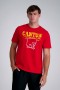  Haggar Fritidsskjorter | Pro Football Hall Of Fame X Haggar - Canton Graphic T-skjorte Crimson - Herre