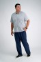  Haggar Dressbukser | B&T Cool 18 Pro Pant | Klassisk passform, flat front, stretch, strykes ikke | Haggar.com Marineblå - Herre
