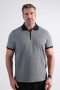  Haggar Poloskjorter | Big & Tall Premium Comfort Quarter Zip Houndstooth Poloskjorte Svart - Herre