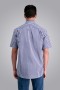 Haggar Tops | Koszula w kratę z guzikami w kolorze granatowym – męska
