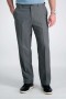  Pantaloni casual Haggar | Cool 18® Heather Solid Pant Graphite - Bărbați