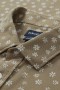  Cămăși casual Haggar | Cămașă pique cu nasturi - Kaki cu imprimeu floral - Bărbați
