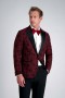  Paltoane sport Haggar | Paltoane sport JM Haggar cu imprimeu floral jacquard, culoare burgund melanj - Bărbați