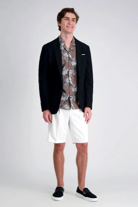  Pánske šortky Haggar | Cool 18® Pro Pleated Short White