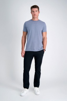  Haggar khaki hlače | Coastal Comfort chino hlače crne boje - Muške