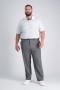  Haggar Casual Byxor | Big & Tall Cool Right® Performance Flex Pant Ljunggrå - Herr