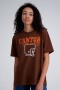  Haggar Casual-skjortor | Pro Football Hall Of Fame X Haggar - Canton Graphic T-shirt Brun - Herr