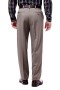 Pantalones Haggar Big & Tall | Pantalón B&T Cool 18 | Corte clásico, con pliegue, no necesita planchado | Haggar.com Chocolate - Hombre