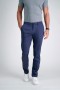 Pantalones casuales Haggar | Caqui índigo premium sin planchar - Hombre