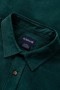 Camisas casuales Haggar | Camisa de pana de manga larga, tallas grandes y altas, verde medio - Hombre
