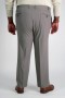 Pantalón de vestir Haggar | Pantalón deportivo Big & Tall Active Series™ Gris jaspeado - Hombre