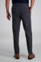  Pantalón de vestir Haggar | Pantalón de vestir elástico en 4 direcciones JM Haggar - Cuadros Príncipe de Gales gris oscuro - Hombre