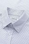  Camisas de vestir Haggar | Camisa de vestir de máxima comodidad - Cuadros blancos - Hombre