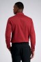  Camisas Haggar Tops | Camisa de vestir de máxima comodidad - Roja lisa - Hombre