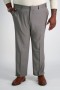 Haggar Dressbukser | Big & Tall Active Series™ Performance Pant Heather Grey - Herrer