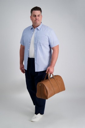 Haggar Khakis | Big & Tall Strygefri Premium Khaki Mørk Marineblå - Herrer