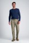  Haggar Casual Pants | Kreukvrije Performance Khaki Pant Khaki - Heren