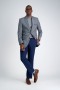  Haggar Dress Pants | JM Haggar 4-Way Stretch Dress Pant Bright Blue - Heren