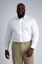  Haggar Dress Shirts | Smart Wash® Tall Dress Shirt - Wit - Heren