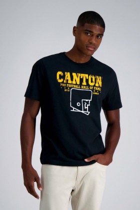  Haggar Casual Shirts | Pro Football Hall Of Fame X Haggar - Canton Graphic Tee Golden Yellow - Heren