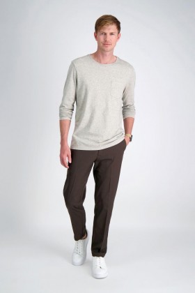  Haggar Broeken & Shorts | Cool Right® Performance Flex Pant Bruin Heather - Heren