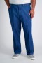  Haggar Big & Tall -housut | B&T Work To Weekend -farkut | Klassinen istuvuus, litteä etuosa, ei silitystä | Haggar.com Lt Stonewash - Miehet