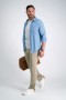  Haggar Casual Housut | Iron Free Premium Khaki Medium Khaki - Miehet